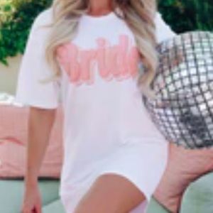 Bride T-Shirt dress!